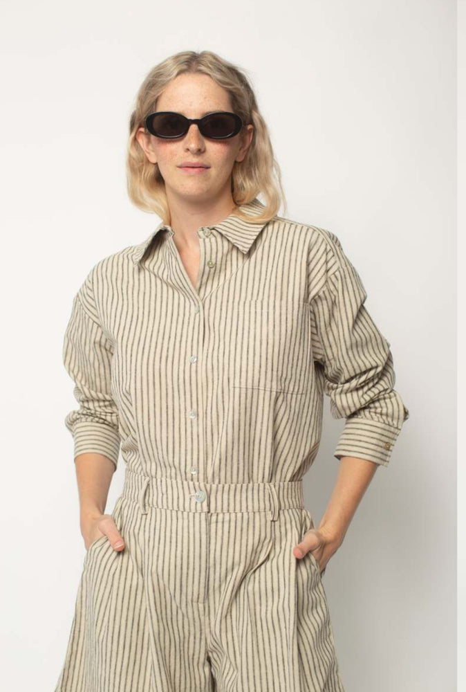 
                  
                    DONNI The Linen Stripe Relaxed Shirt - Alchemy Works
                  
                